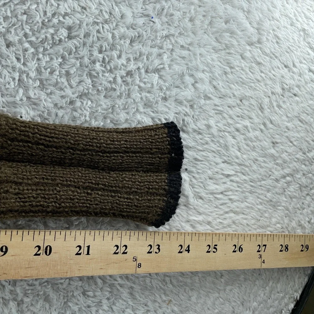 Vintage Puritan Sportswear Mohair Wool Blend Sweater Mens XS‎ Brown Shawl Collar